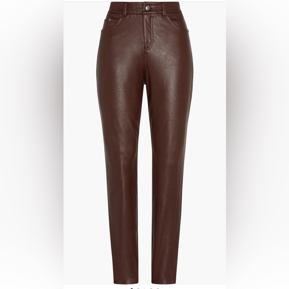 Commando Faux Leather Pants in Oxblood size Medium *NWT*